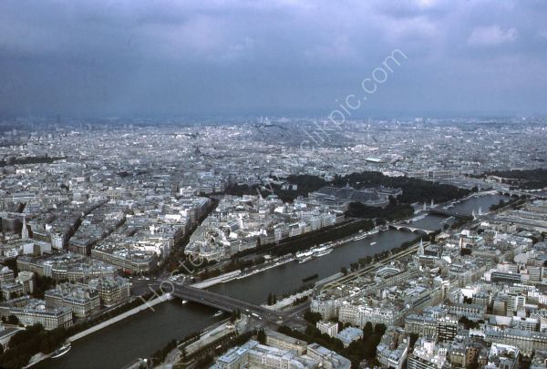 View of Paris from Eiffel Tower, Paris